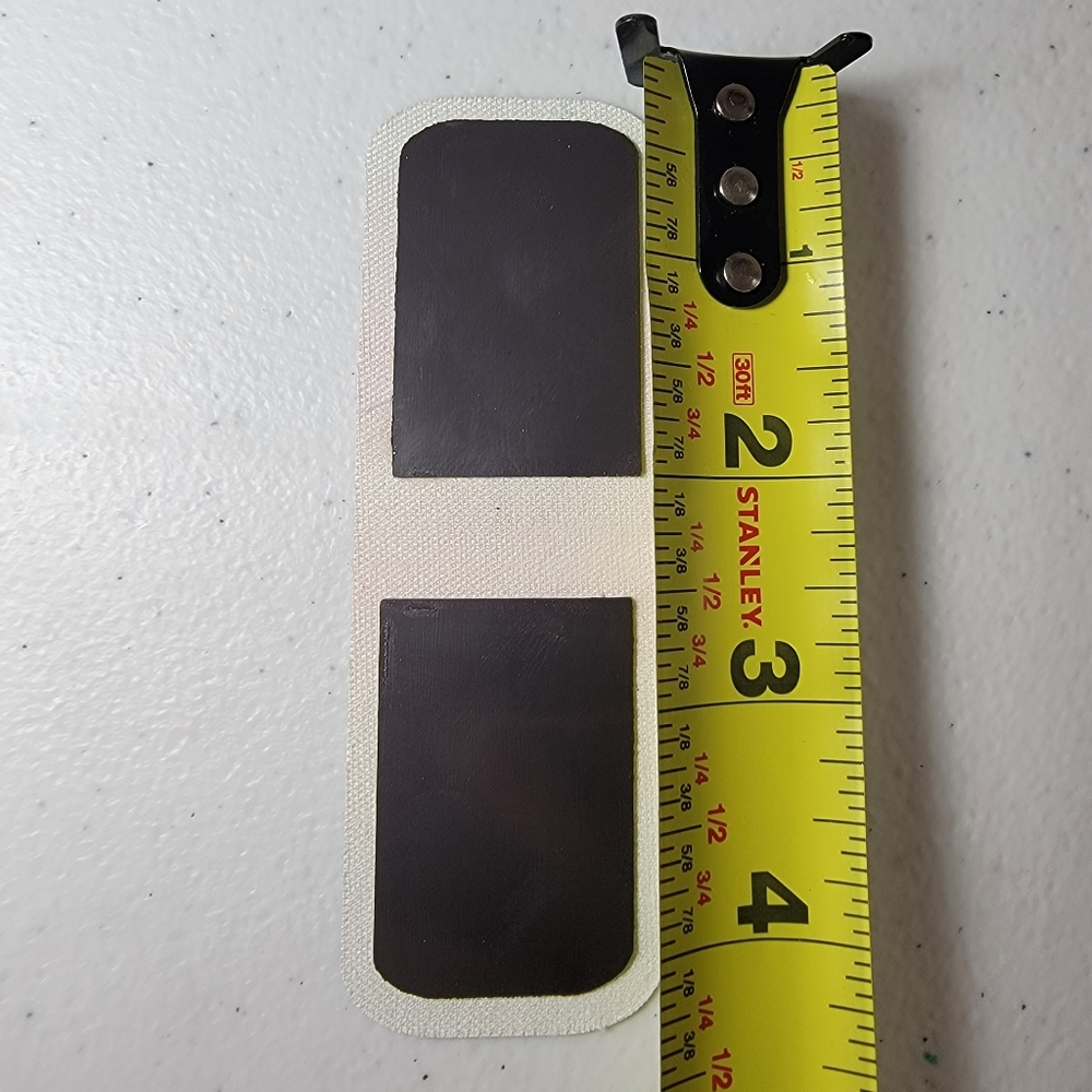 Leopard Faux Leather Magnetic Bookmark - Picture 2 of 2